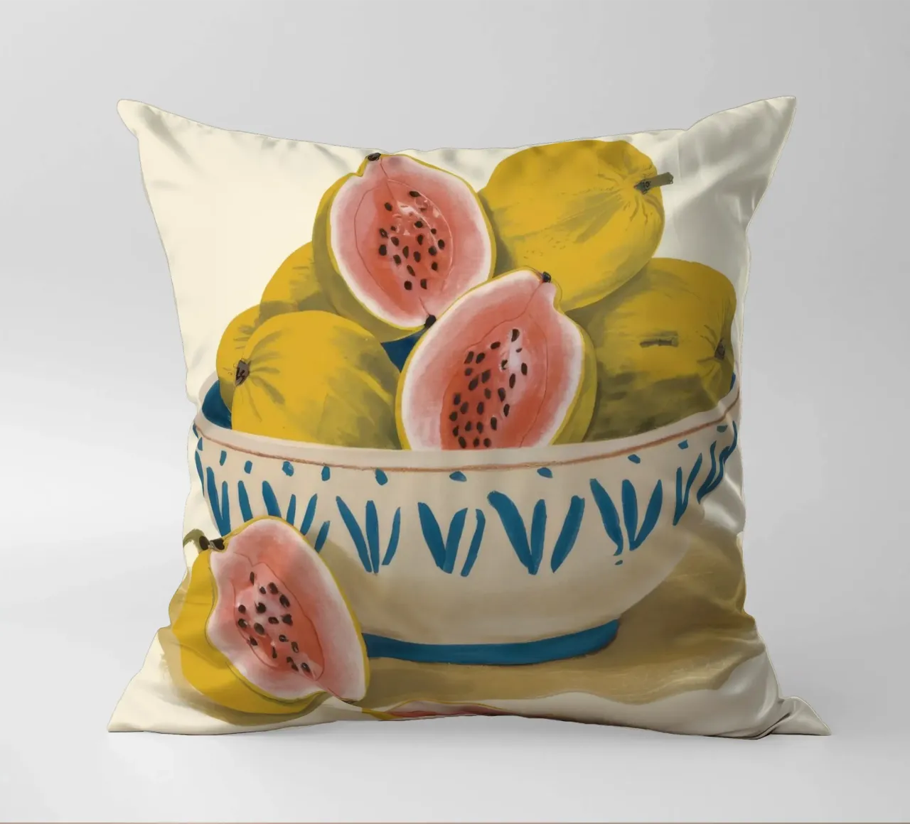 Abbondanza di bagliori di guava cuscino da Lumie Layers