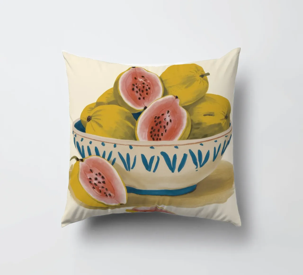 Abbondanza di bagliori di guava cuscino da Lumie Layers
