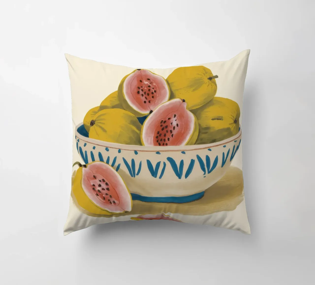 Abbondanza di bagliori di guava cuscino da Lumie Layers