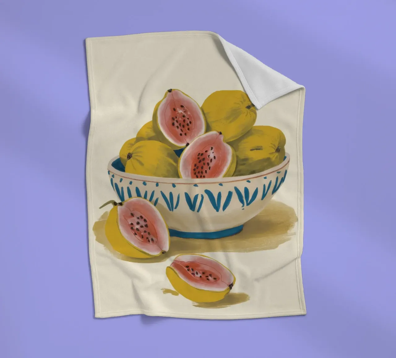 Abbondanza di bagliori di guava coperta in pile da Lumie Layers
