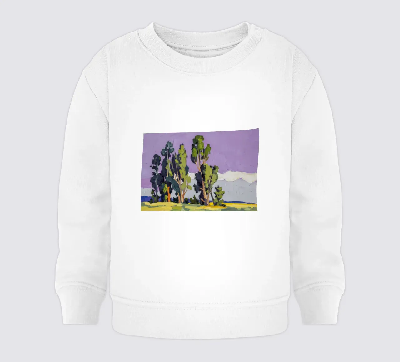 Pioppi Maestà Viola felpa neonato da Radiance Landscape