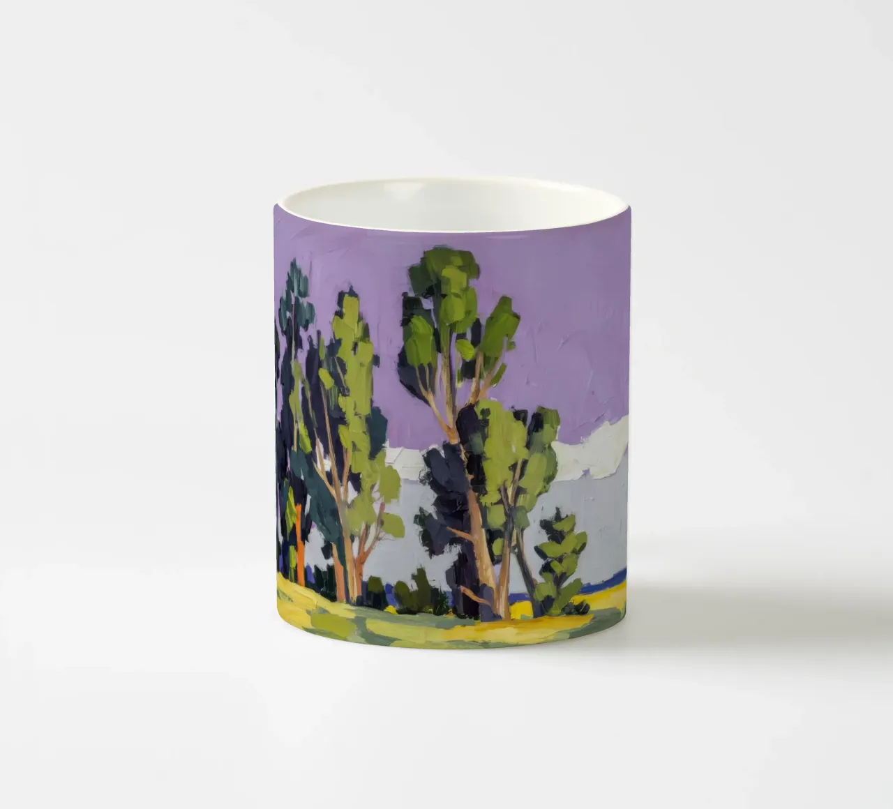 Pioppi Maestà Viola tazza in ceramica da Radiance Landscape