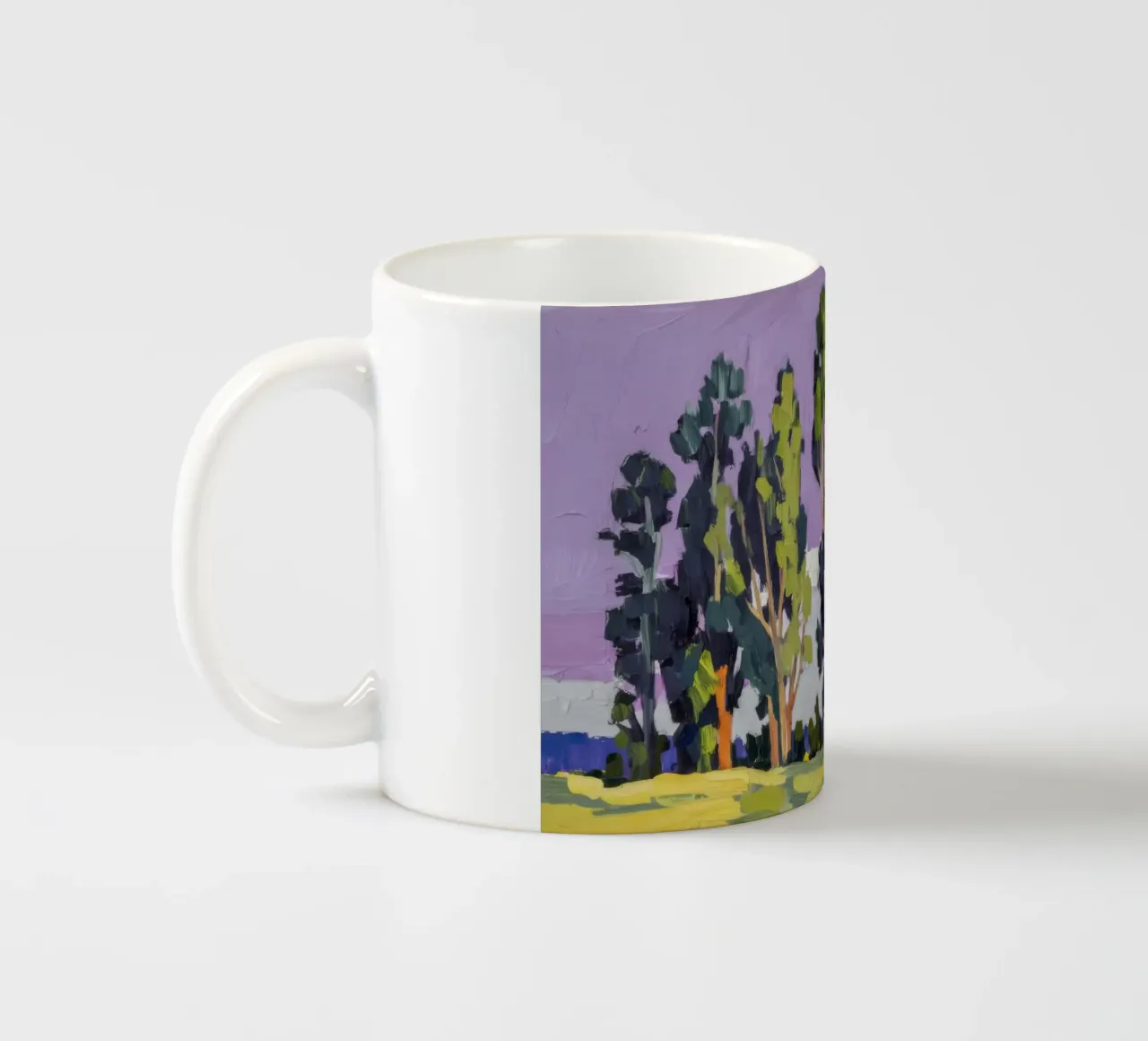 Pioppi Maestà Viola tazza in ceramica da Radiance Landscape