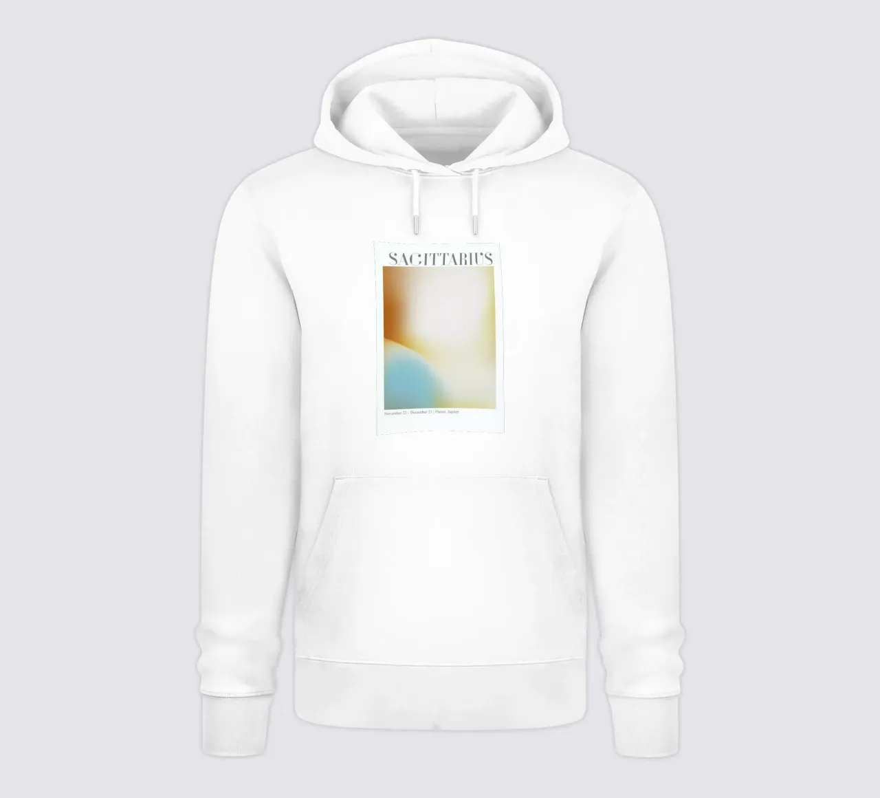 Sagittarius Abstract Aura felpa con cappuccio da cafelab
