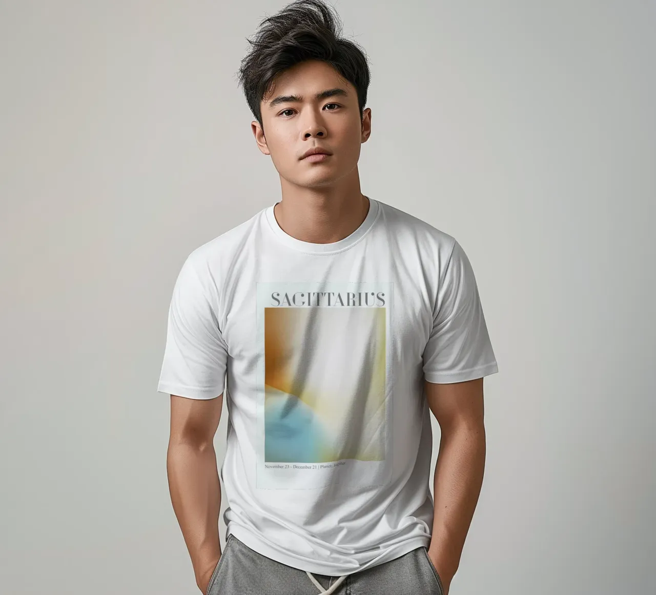 Sagittarius Abstract Aura t-shirt da cafelab