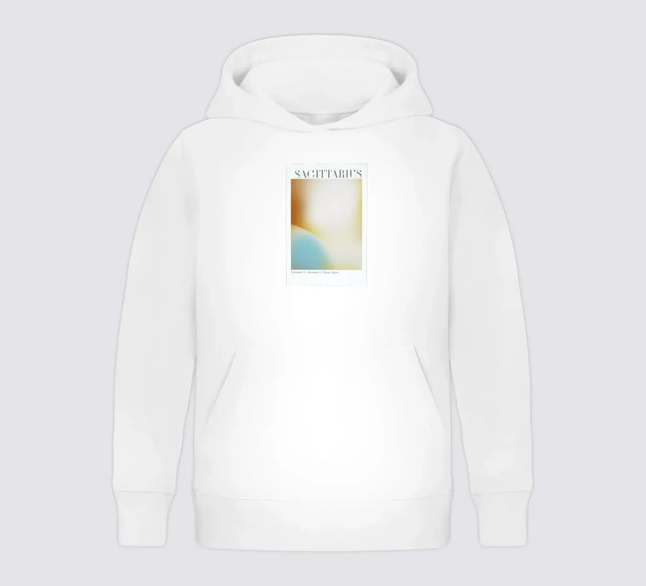 Sagittarius Abstract Aura felpa bambino con cappuccio da cafelab