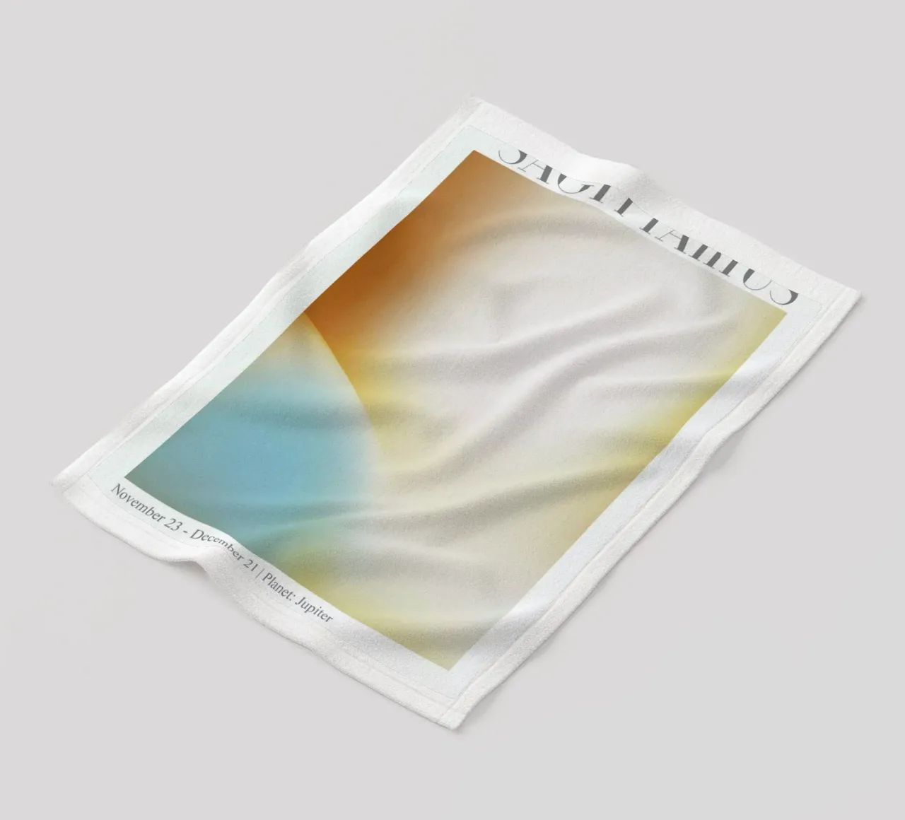 Sagittarius Abstract Aura coperta in pile da cafelab