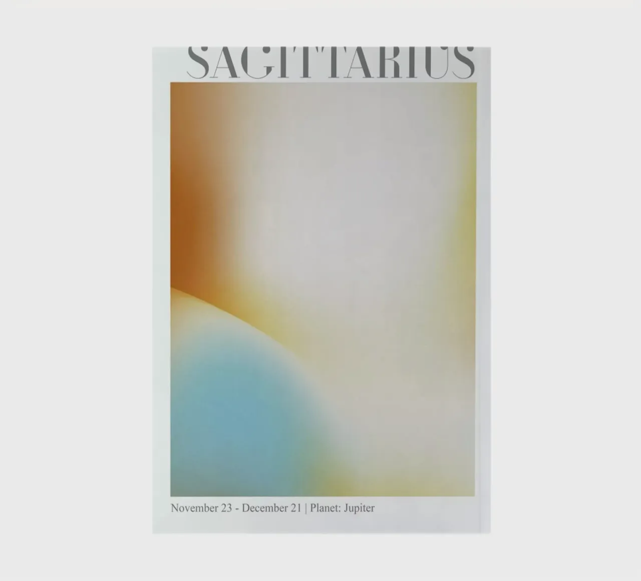 Sagittarius Abstract Aura notebook by cafelab