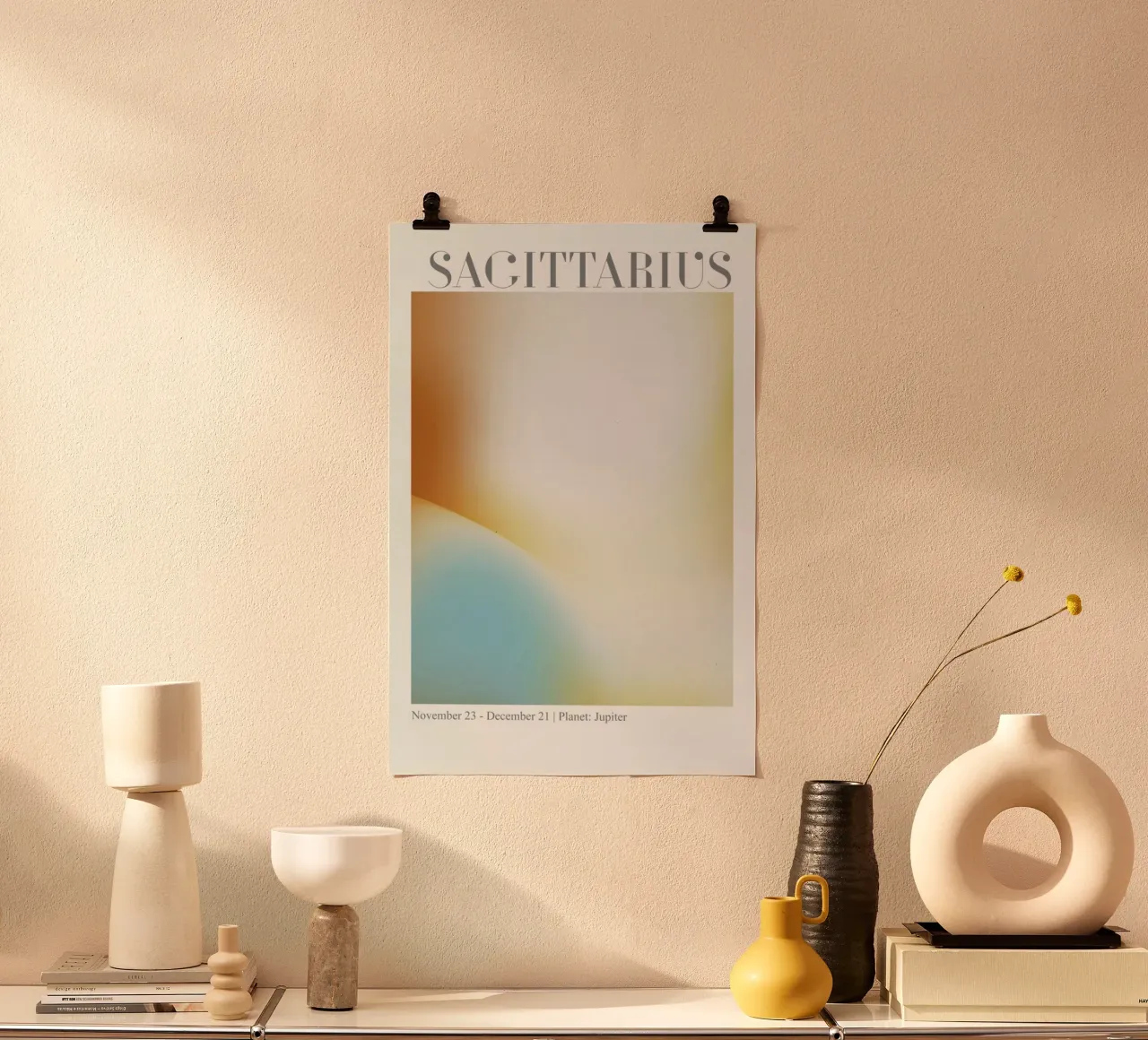 Sagittarius Abstract Aura carta hahnemühle da cafelab