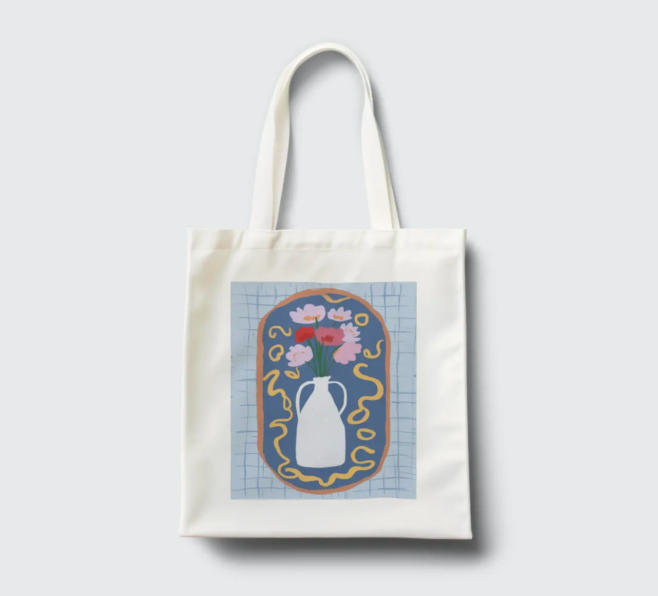 Ritratto di brocca ad arco borsa in juta da Moonlite Desire