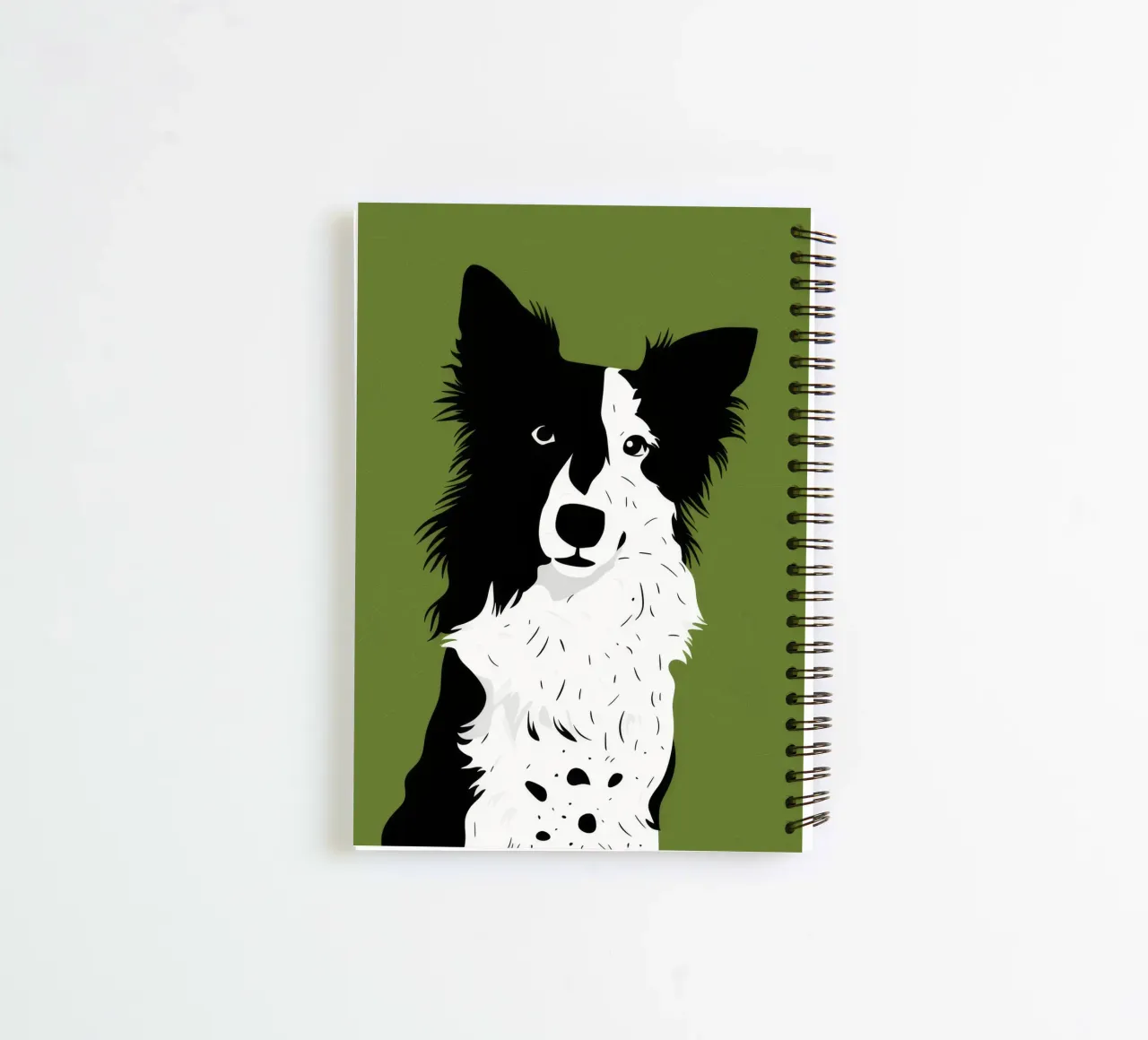 Loyal Verdant Gaze spiral notebook by Lumie Layers