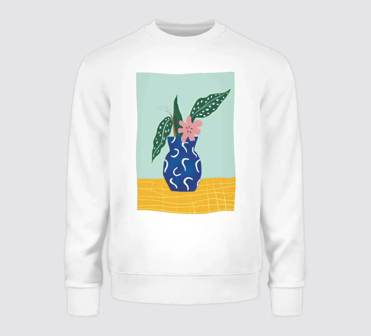 Minimalist Dot Leaf sweatshirt by Moonlite Desire