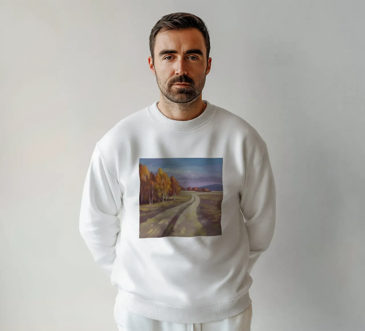 Le murmure automnal de la route sweat de Radiance Landscape