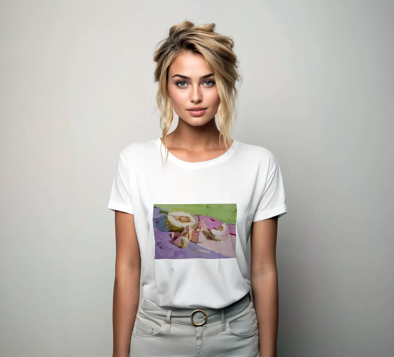 Garlic Bulb Study women's fitted t-shirt by Lush Essence