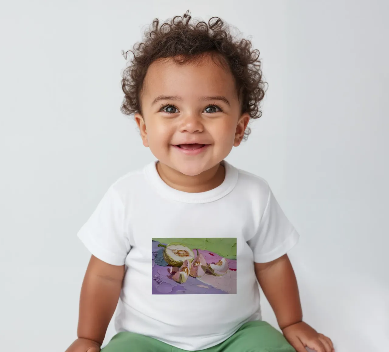 Studie über Knoblauchzwiebeln Baby T-Shirt von Lush Essence