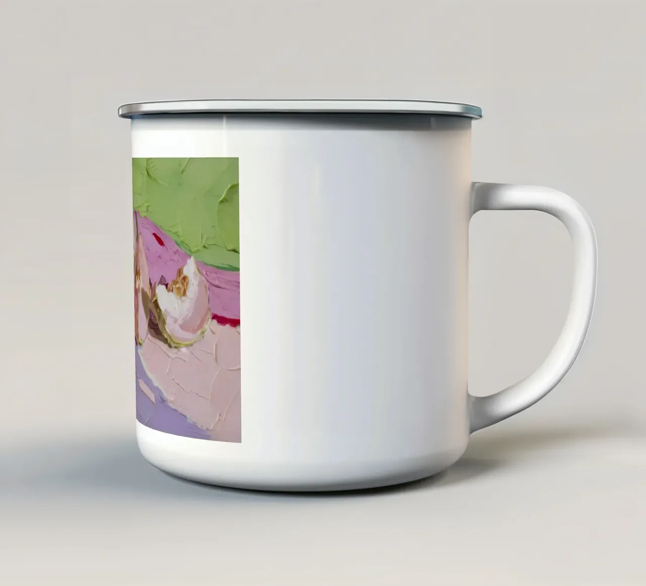 Studio sui bulbi d'aglio tazza in smalto da Lush Essence