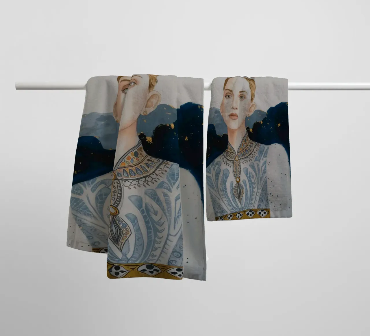 Corona di Sylvan Aura asciugamano da bagno da Vivid Reverie