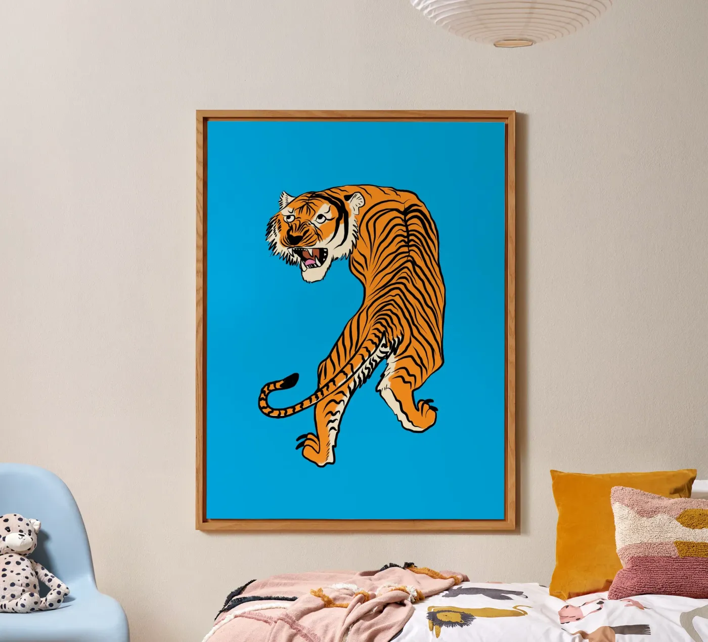 Tiger portrait pannello forex da Little Dean