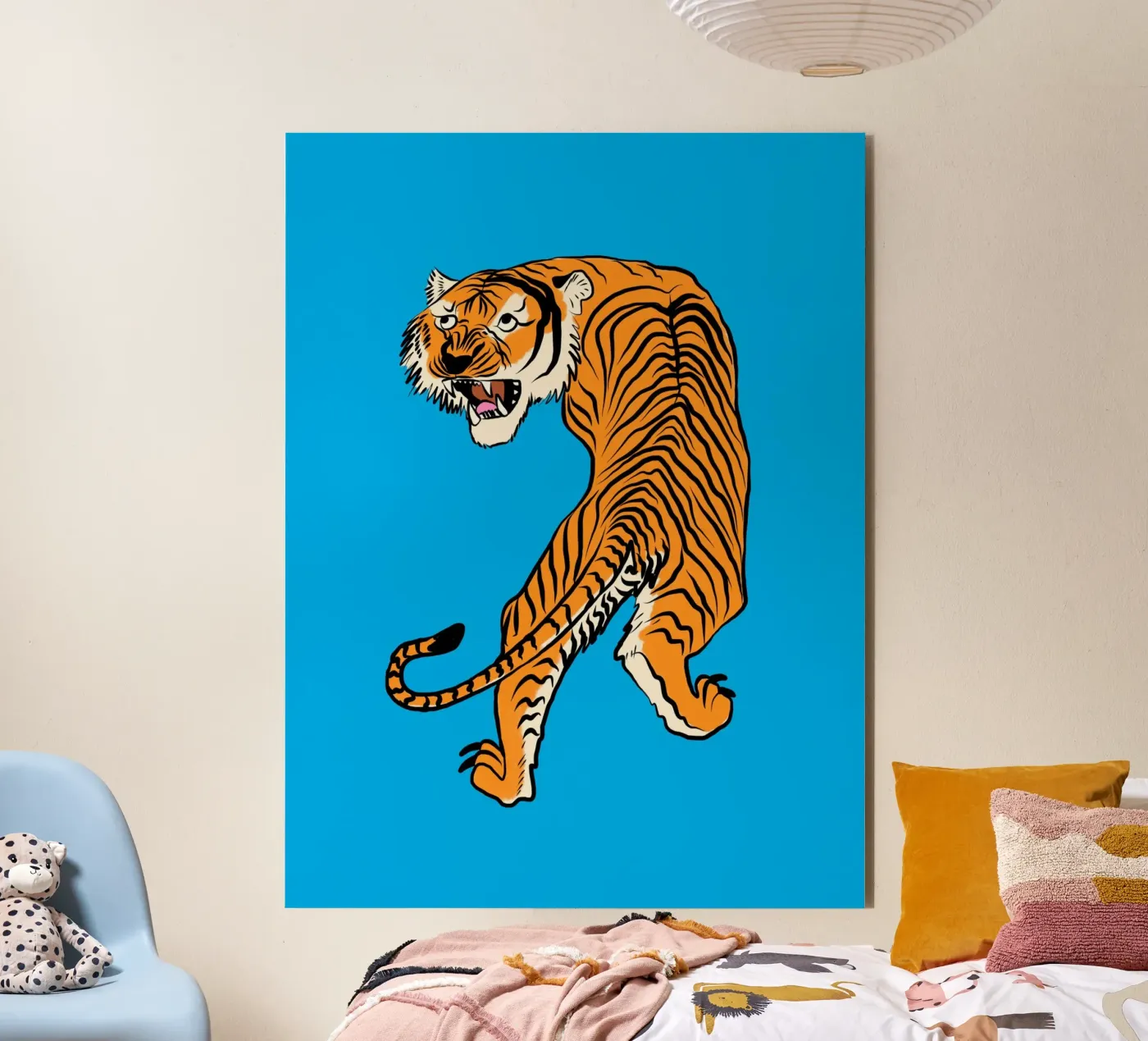 Tiger portrait pannello forex da Little Dean