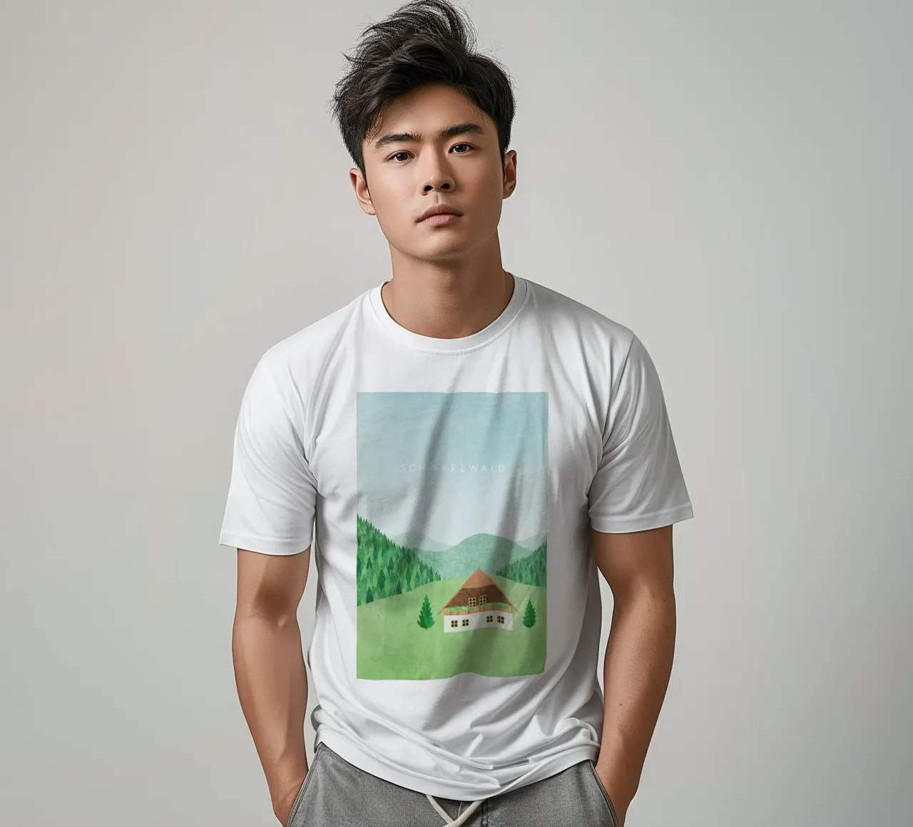 Schwarzwald t-shirt da Henry Rivers
