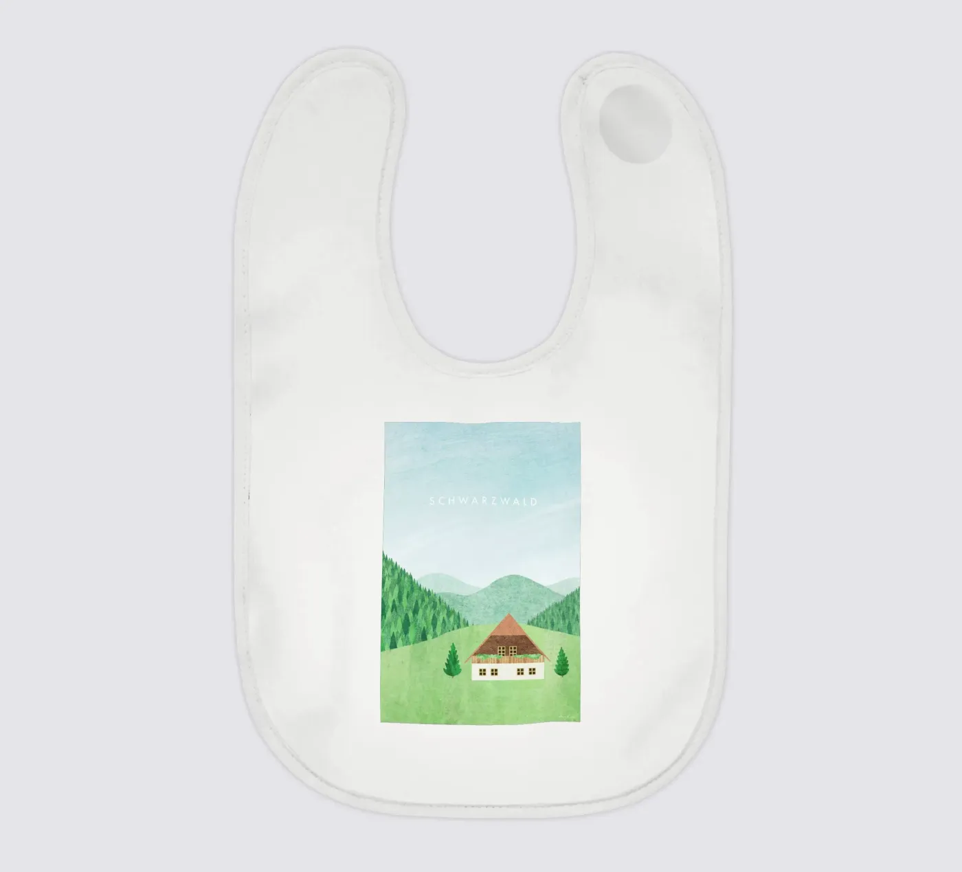 Schwarzwald baby bib by Henry Rivers