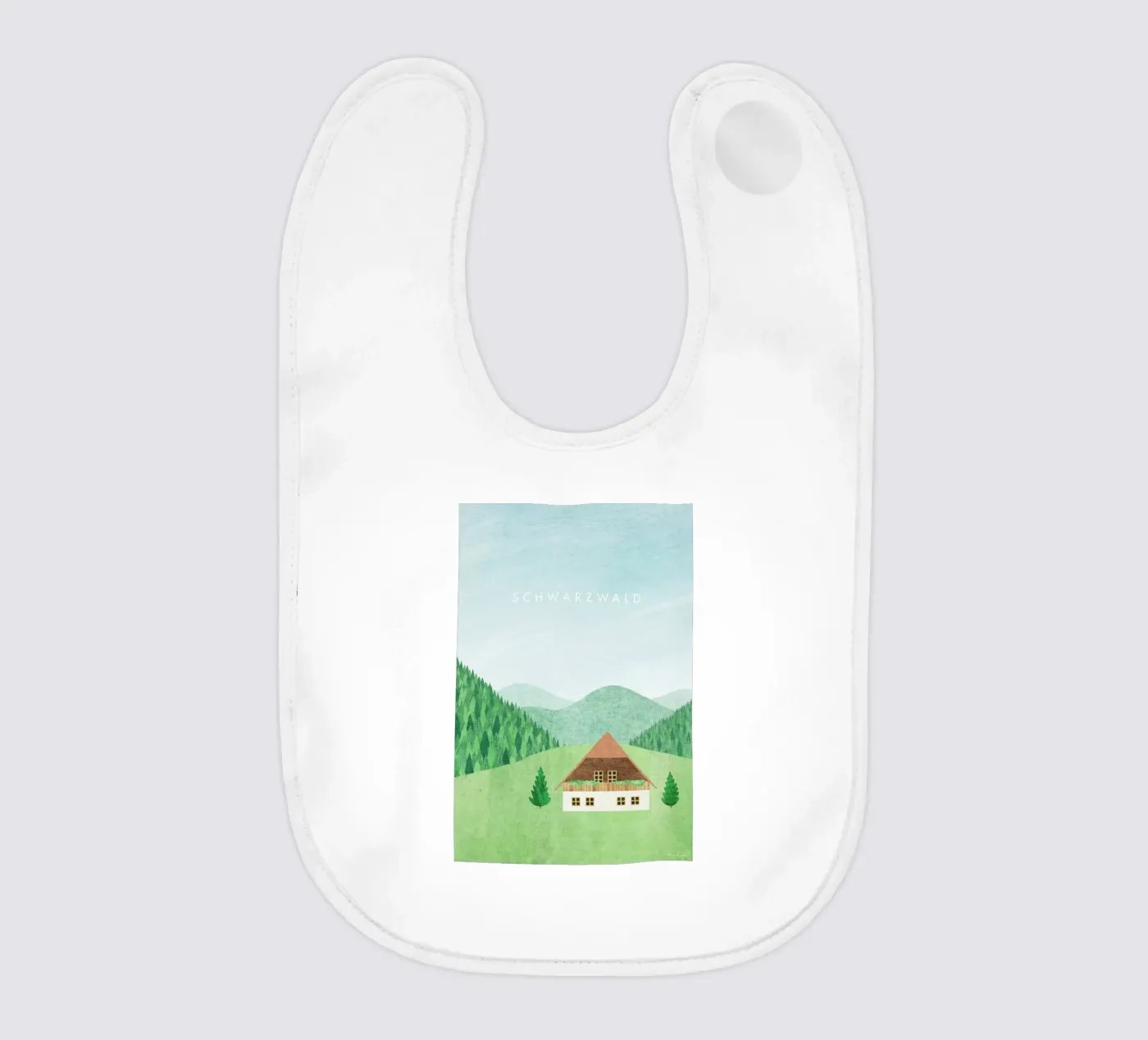 Schwarzwald baby bib by Henry Rivers