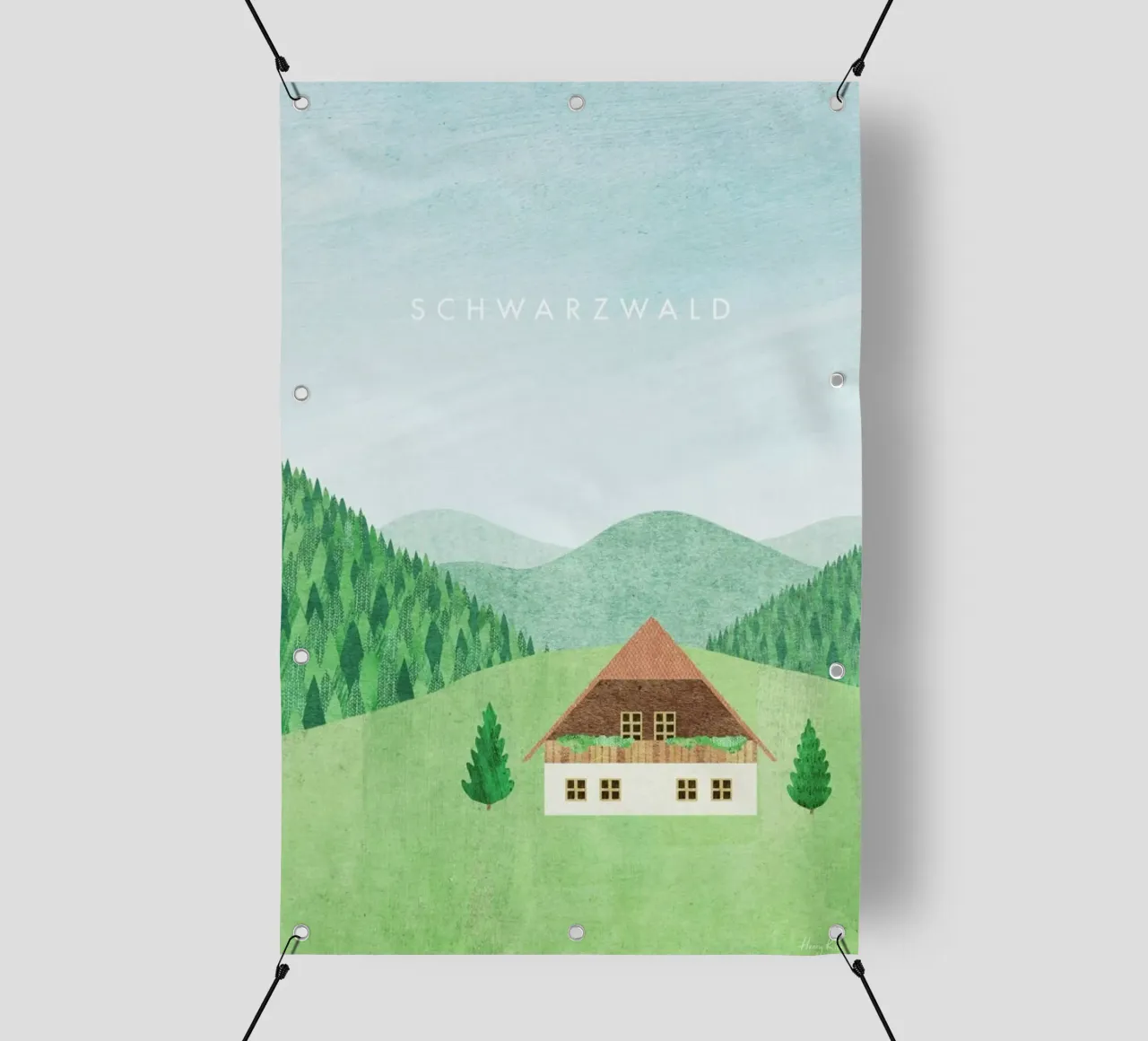 Schwarzwald telo in pvc da Henry Rivers