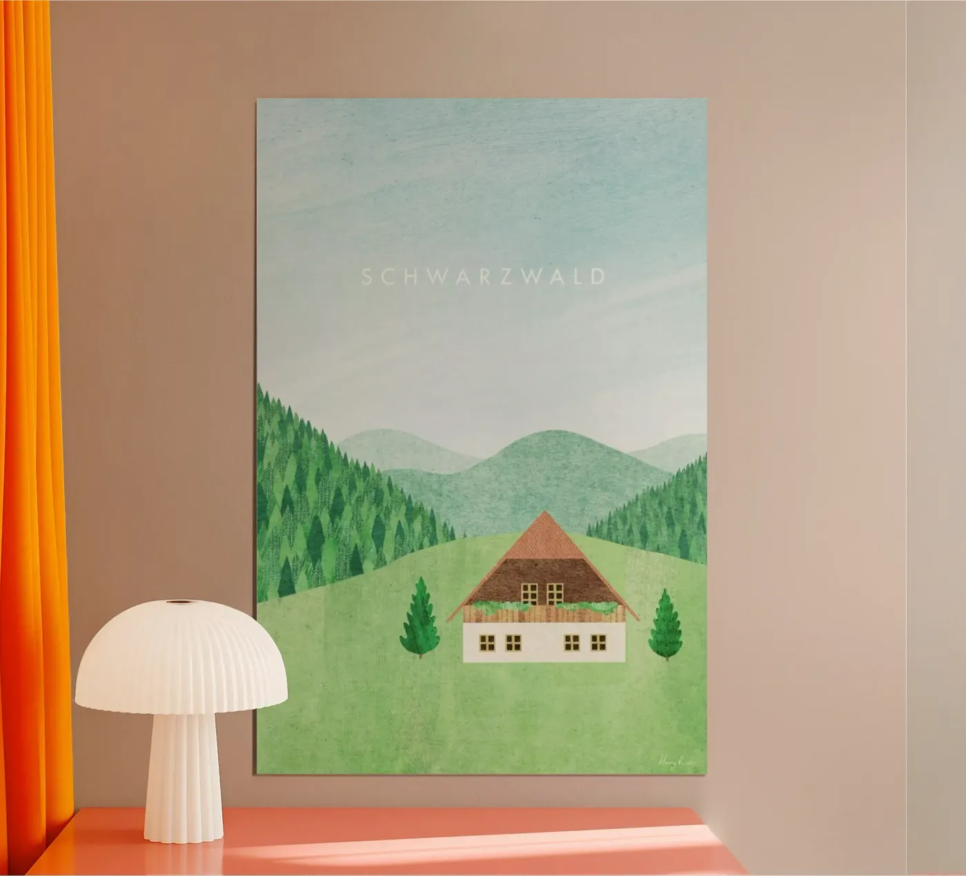 Schwarzwald Poster von Henry Rivers