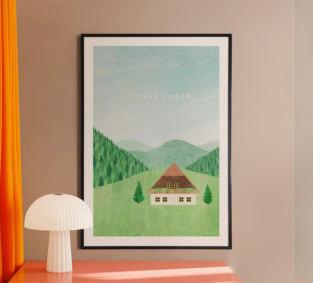 Schwarzwald Poster von Henry Rivers