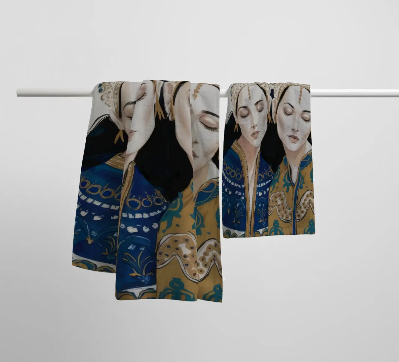 Copricapo con ali gemelle asciugamano da bagno da Vivid Reverie
