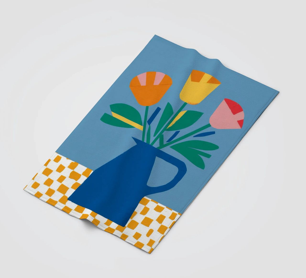 Tulipano colorblock Pop coperta in pile da Moonlite Desire