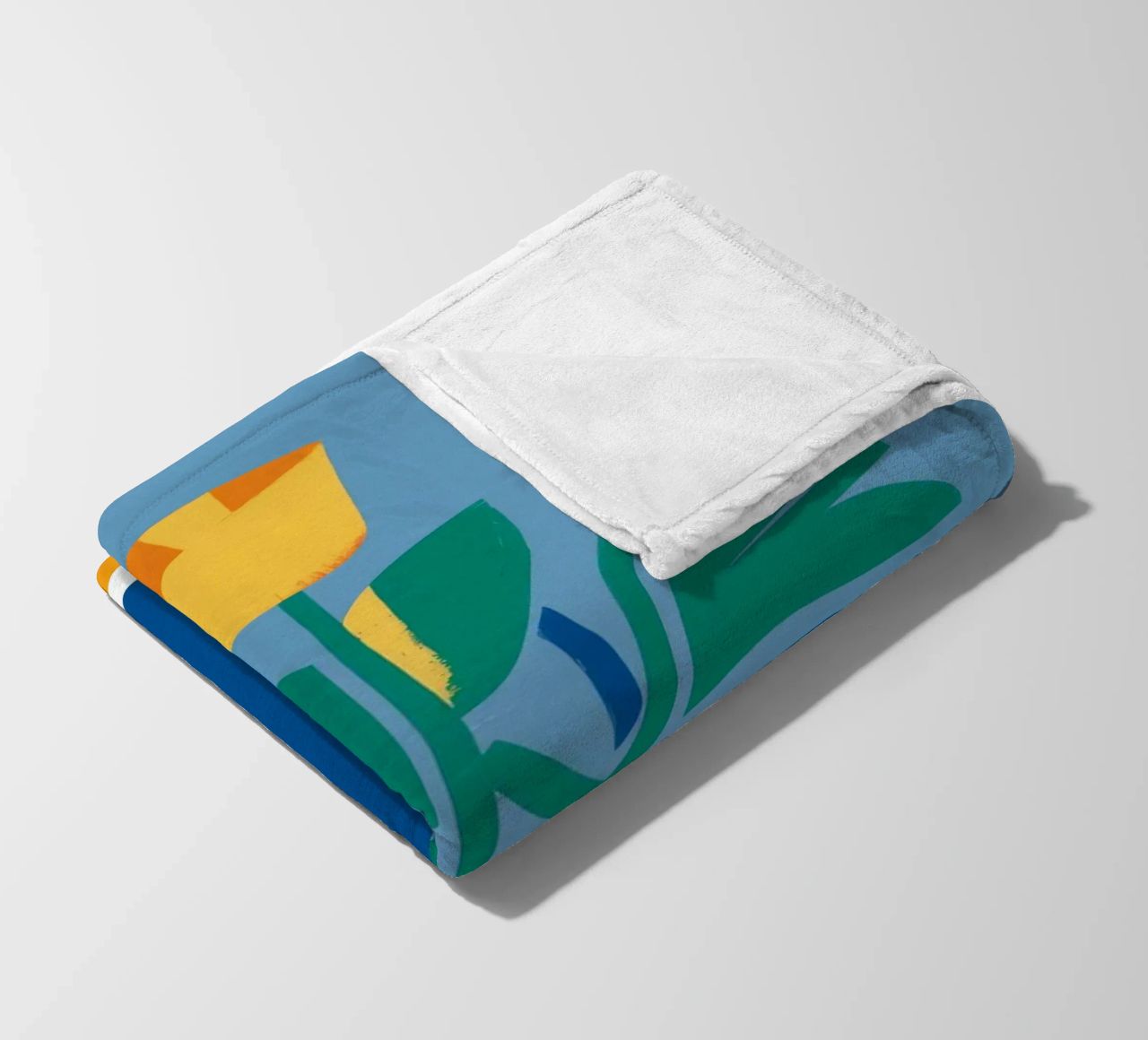 Tulipano colorblock Pop coperta in pile da Moonlite Desire