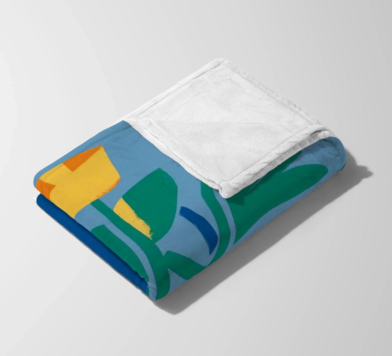 Tulipano colorblock Pop coperta in pile da Moonlite Desire