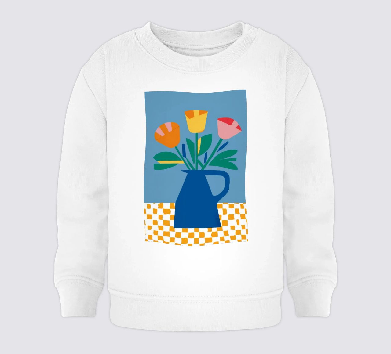 Tulipano colorblock Pop felpa neonato da Moonlite Desire