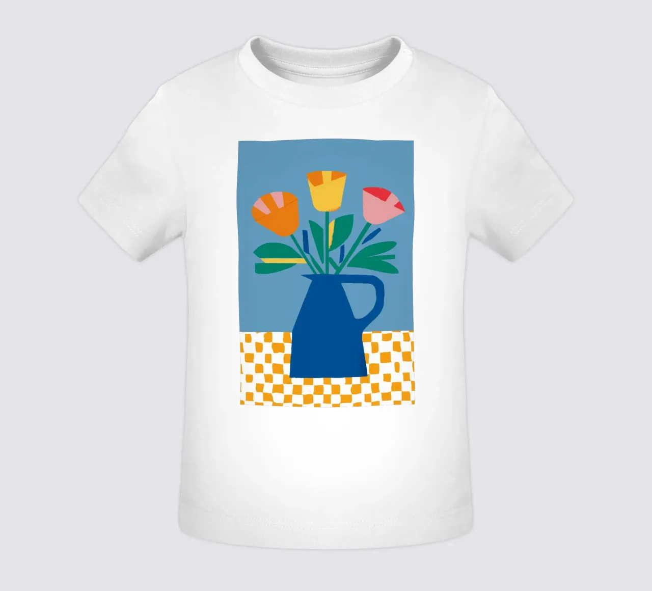 Tulipano colorblock Pop maglietta neonato da Moonlite Desire