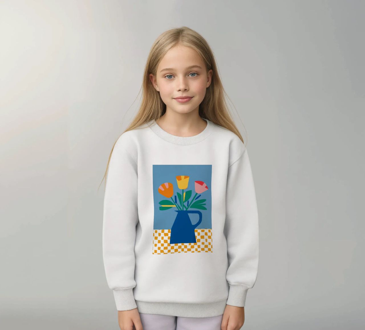 Tulipano colorblock Pop felpa bambino da Moonlite Desire
