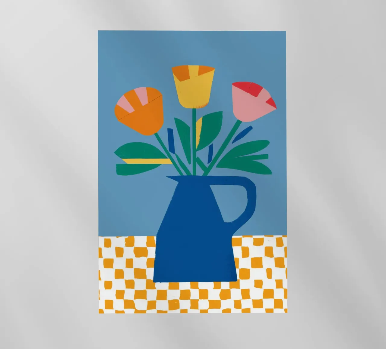 Tulipano colorblock Pop pellicola backlit da Moonlite Desire