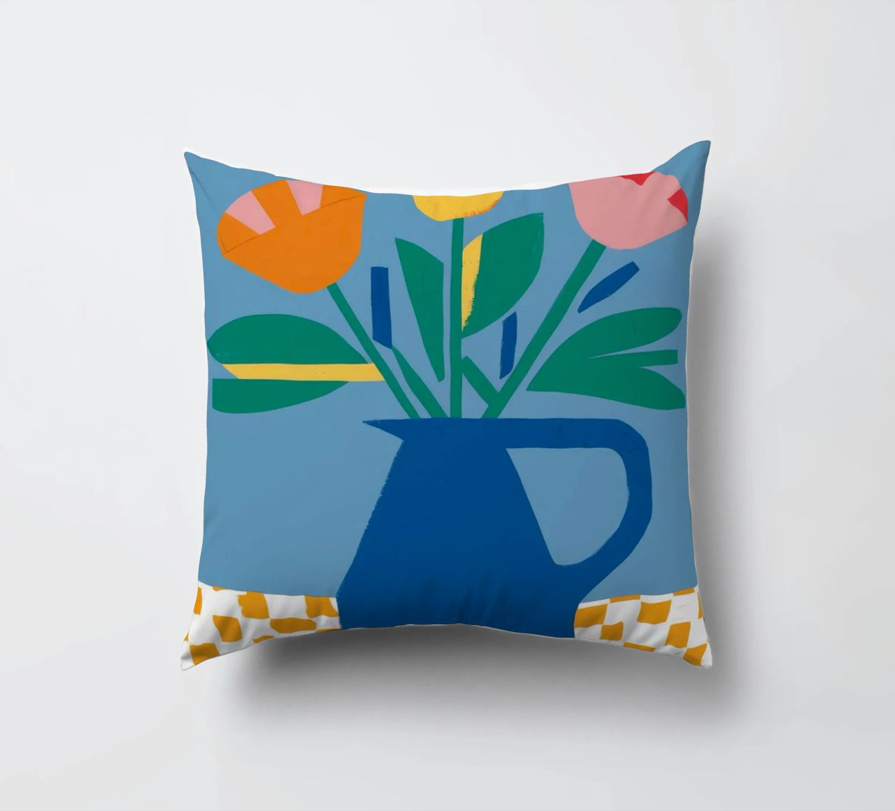 Tulipano colorblock Pop cuscino da Moonlite Desire