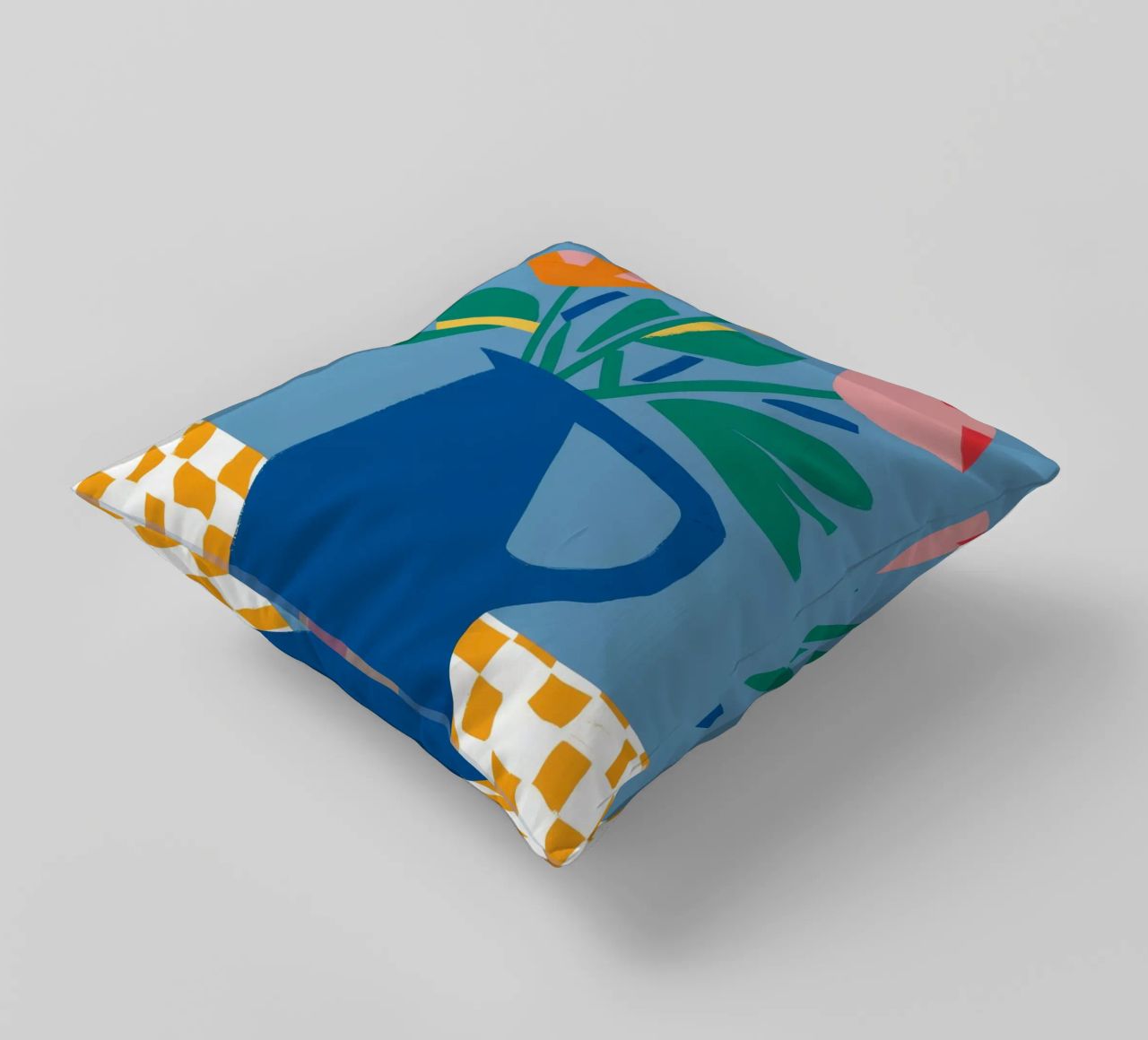 Tulipano colorblock Pop cuscino da Moonlite Desire
