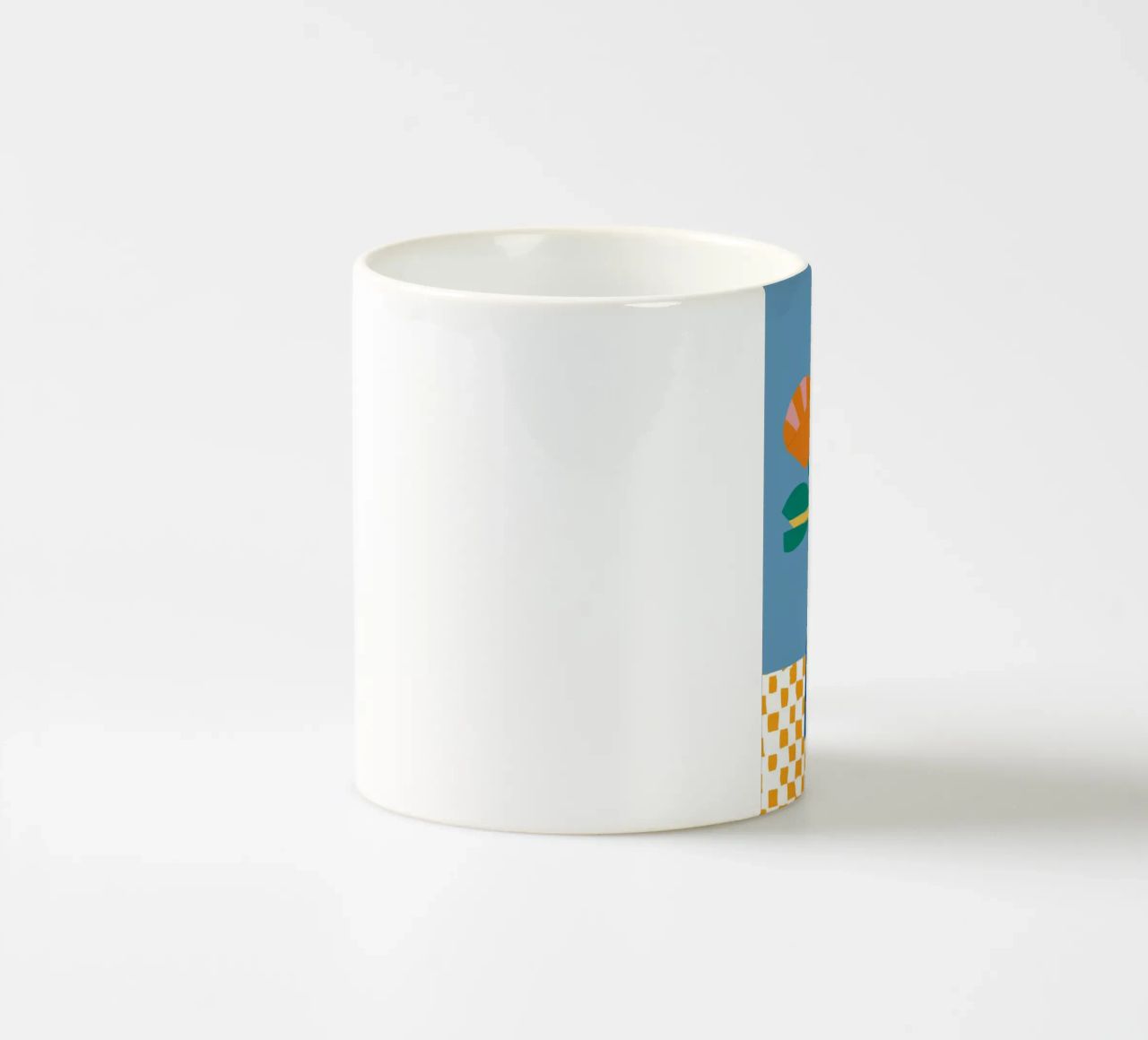 Tulipano colorblock Pop tazza in ceramica da Moonlite Desire