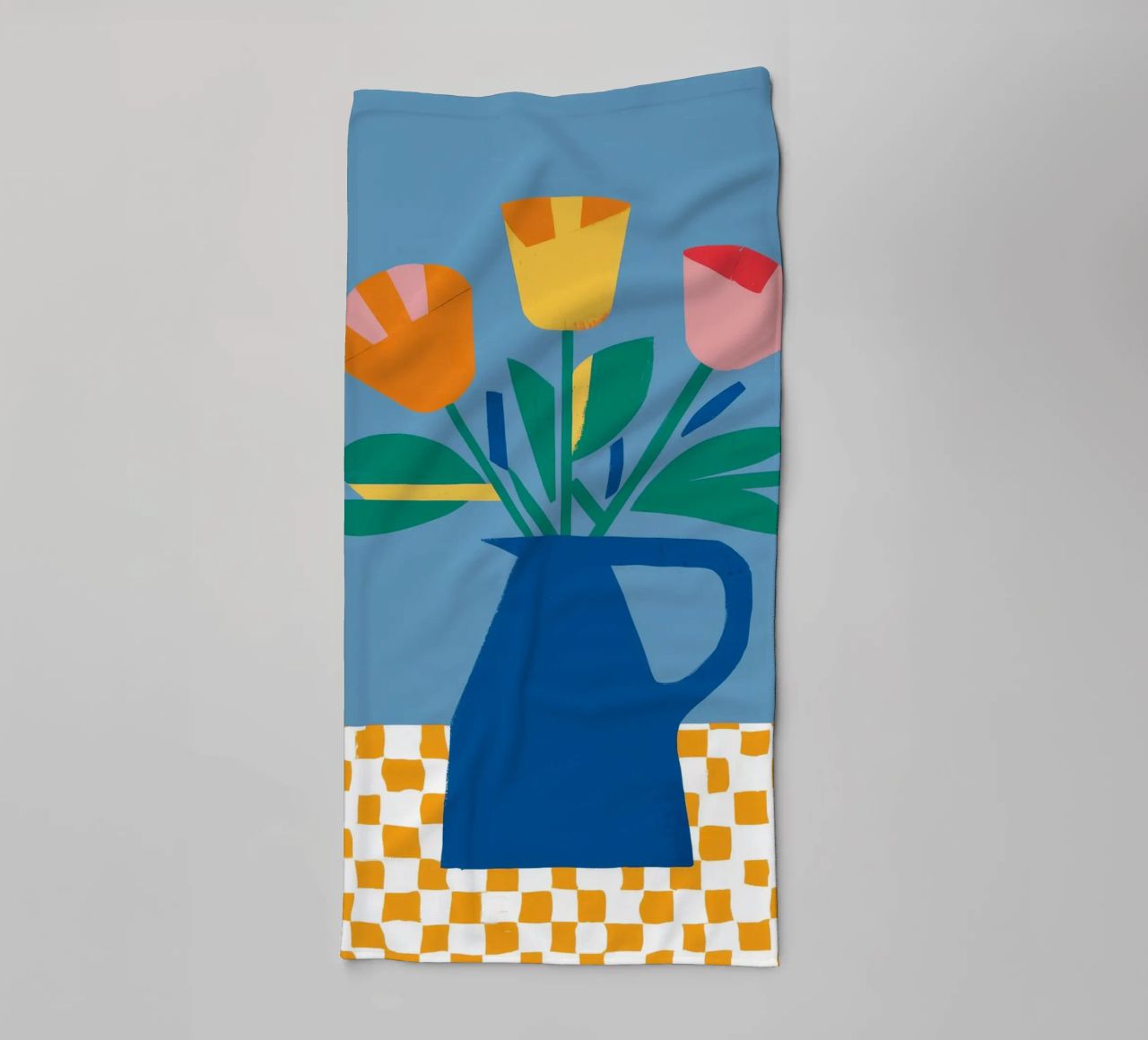 Tulipano colorblock Pop asciugamano da bagno da Moonlite Desire