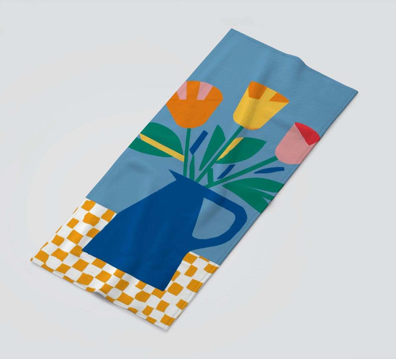 Tulipano colorblock Pop telo mare da Moonlite Desire