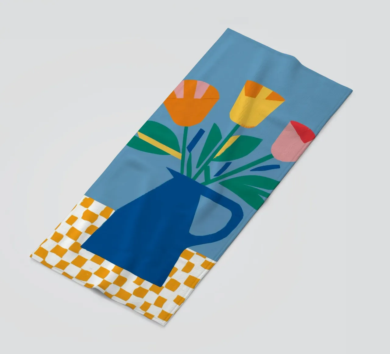 Tulipano colorblock Pop telo mare da Moonlite Desire