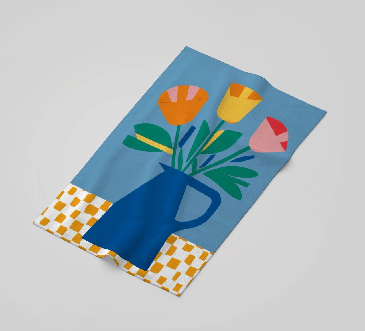 Tulipano colorblock Pop telo mare da Moonlite Desire