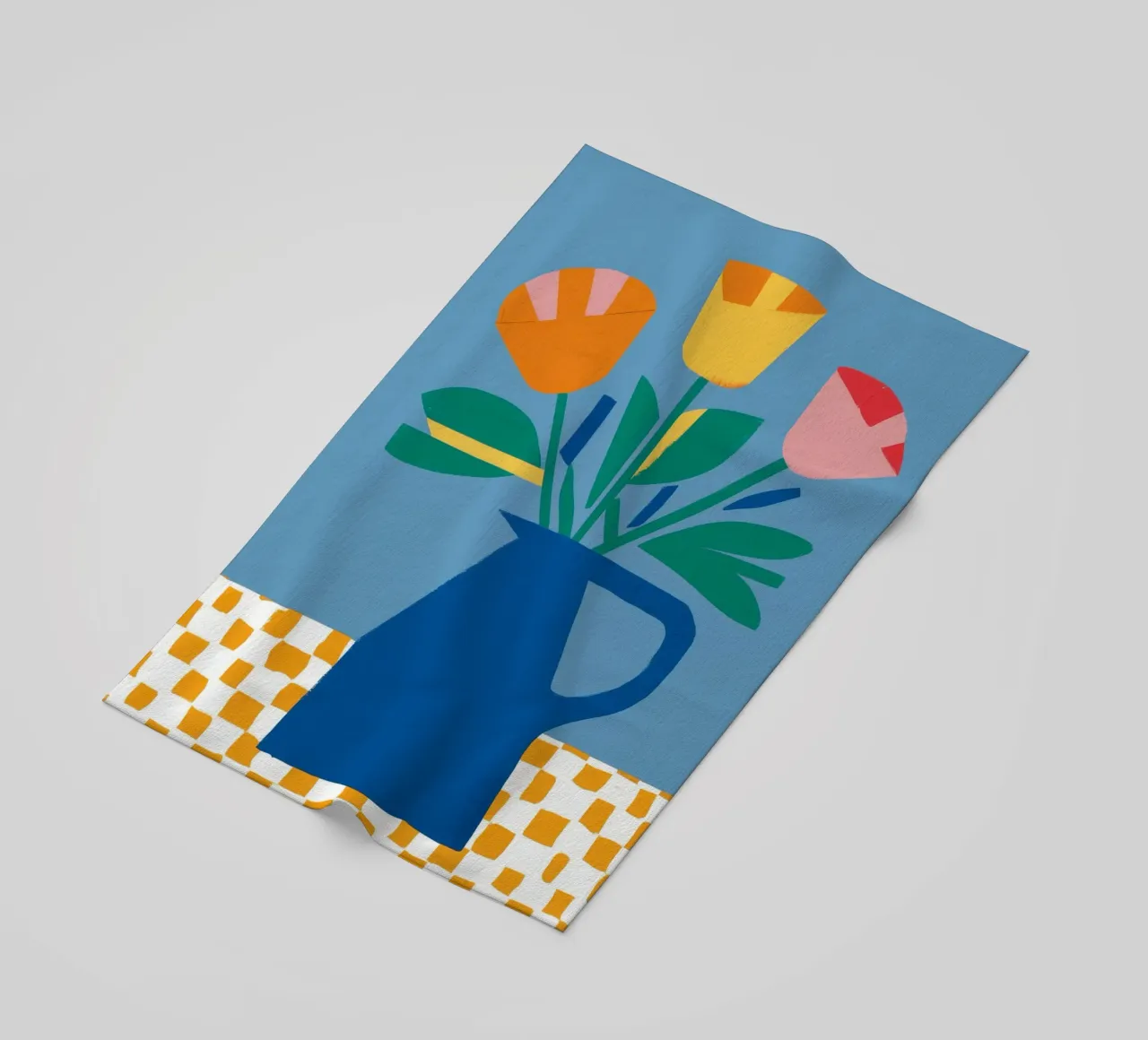 Tulipano colorblock Pop telo mare da Moonlite Desire