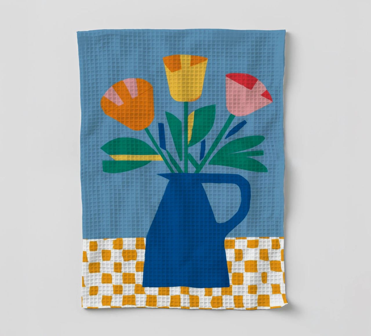 Tulipano colorblock Pop canovaccio da cucina da Moonlite Desire