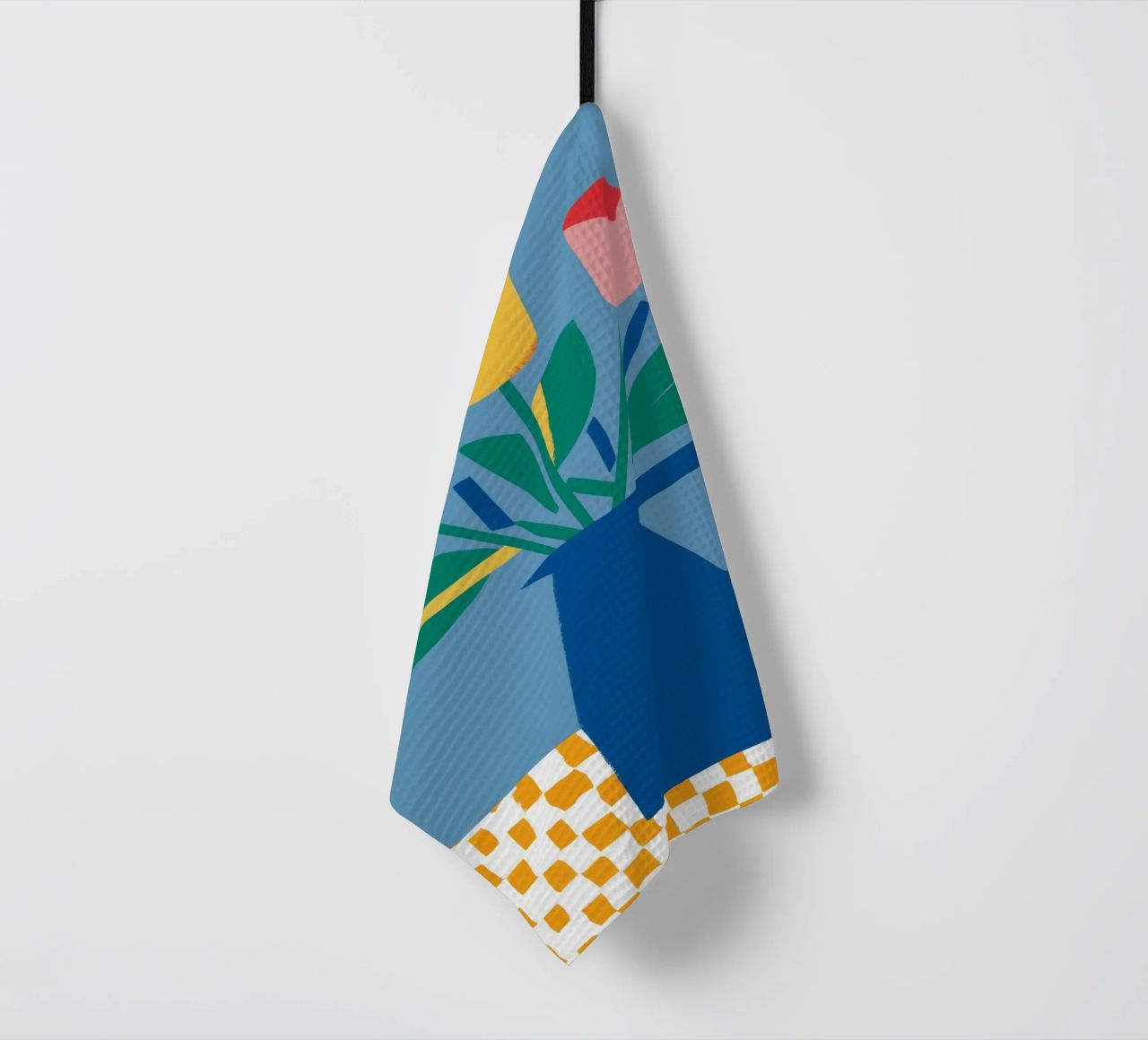 Tulipano colorblock Pop canovaccio da cucina da Moonlite Desire
