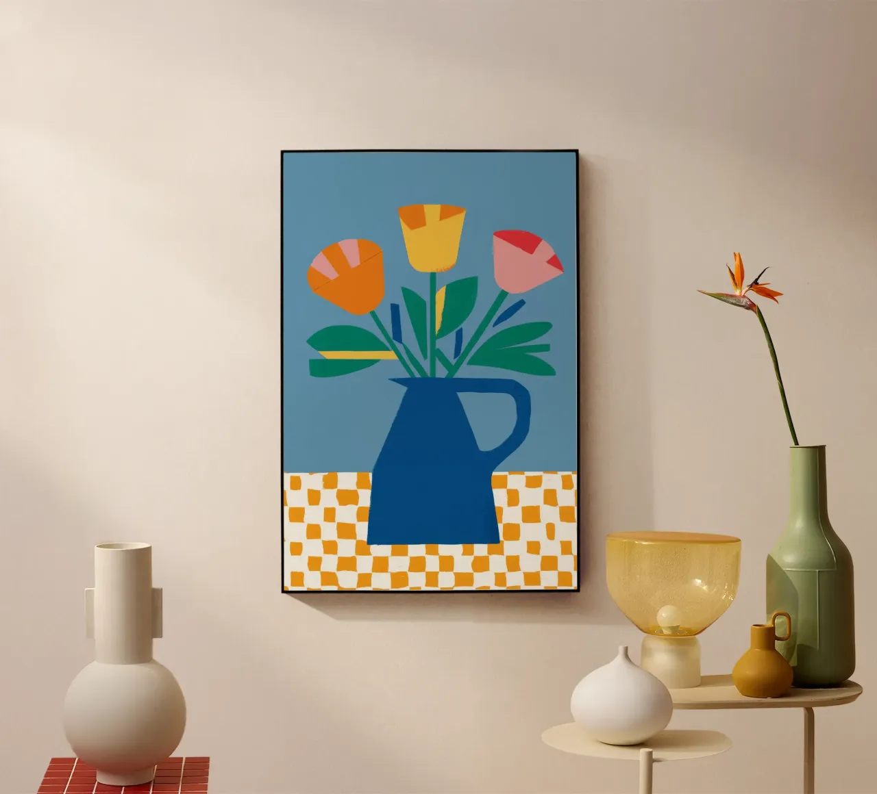 Tulipano colorblock Pop plexiglass da Moonlite Desire