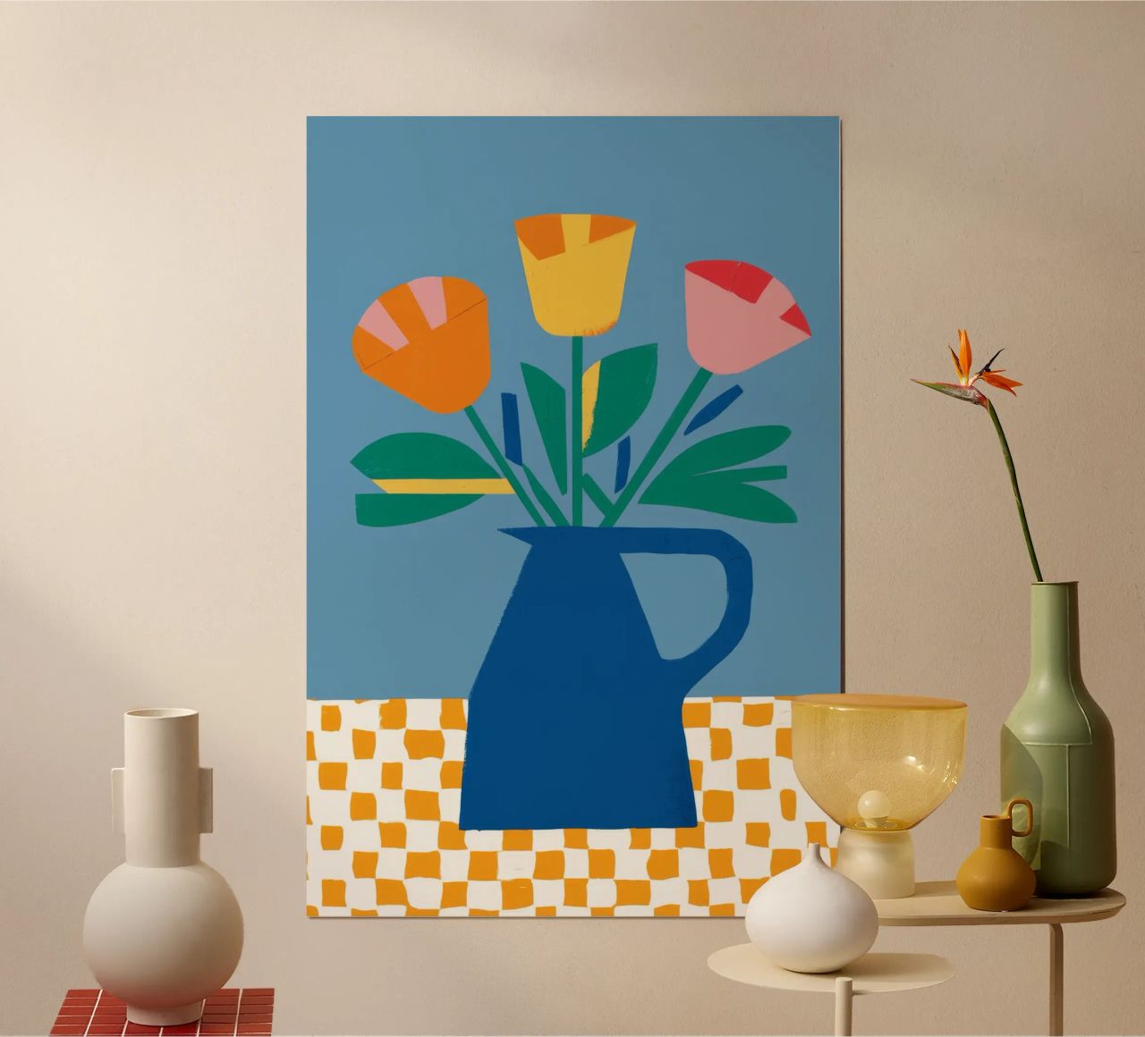 Tulipano colorblock Pop carta hahnemühle da Moonlite Desire