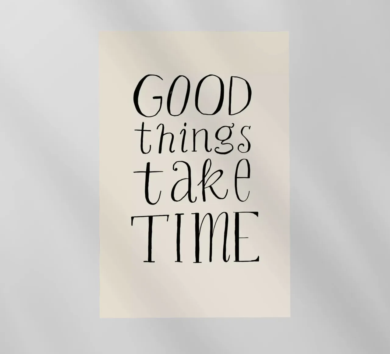 Good Things Take Time pellicola backlit da Graphite